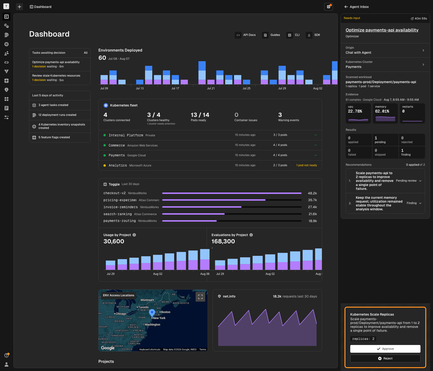 Clearer Kubernetes Health and Agent Decisions
